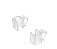 Клипса для крепления рамок на проволочные корзины