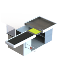 Кассовый бокс с транспортером с откидными роликами 3000 Kifato