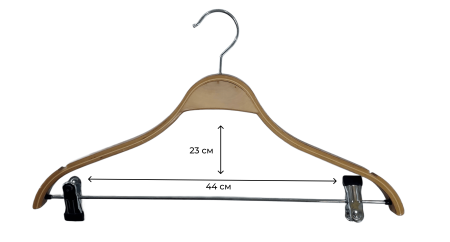 Деревянные вешалки с прищепкой