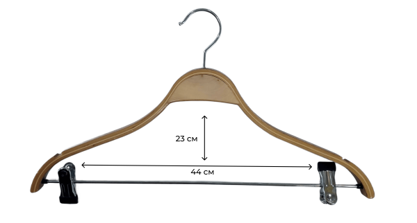 Деревянные вешалки с прищепкой